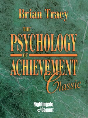 cover image of The Psychology of Achievement